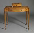 Federal Academydecorated Tiger Maple Dressing Table
