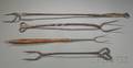 Four Wrought Iron Hearth Forks