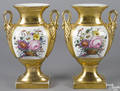 Pair of Paris porcelain garniture vases 19th c