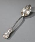 Silver Stuffing Spoon with Daniel Webster Inscription