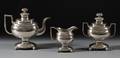 Threepiece Federal Silver Tea Service