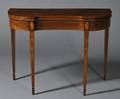 Federal Satinwoodinlaid Mahogany Card Table