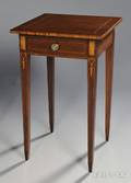 Federal Inlaid Cherry Onedrawer Stand