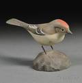 Jess Blackstone Miniature Carved Kinglet Bird Figure