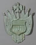 Cast Bronze Plaque with Eagle Union Shield and American Flags
