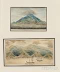 Attributed to Henry Schreiner Stellwagen American d 1866 Two Views of Caribbean Islands