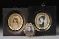 American School 19th Century Three Portrait Miniatures