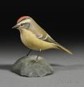 Jess Blackstone Carved and Painted Miniature Goldcrest Figure