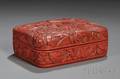 Cinnabar Lacquer Covered Box