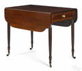 New York Sheraton mahogany Pembroke table ca 1810