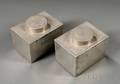 Pair of Pewter Tea Caddies