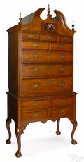 Pennsylvania or Maryland Chippendale cherry high chest ca 1770