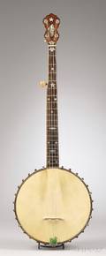 American FiveString Banjo Vega Company Boston c 1895 Model Fairbnks Whyte Laydie