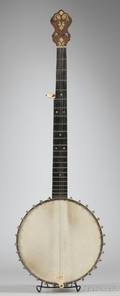 American FiveString Banjo LB Gatcomb Company Boston c 1890 Model The Lansing