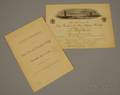 1883 New York and Brooklyn Bridge Opening Ceremonies Invitation and Program
