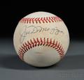 Joe DiMaggio Autographed Baseball