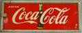 Drink CocaCola Painted Advertising Metal Sign