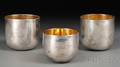 Three Sterling Silver Punch Cups