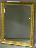 Neoclassical Giltgesso Ripple Molded Framed Mirror