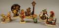 Seven Ceramic HummelGoebel Ceramic Figures and Figural Groups