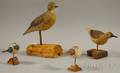 Four Assorted Carved Wood Bird Figures