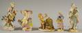 Five Assorted Meissen Porcelain Figures and Figural Groups
