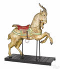 Carved and painted carousel goat ca 1900