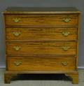 Georgianstyle Mahogany and Pine Fourdrawer Chest