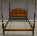 Danersk Federalstyle Carved Mahogany Tall Post Bed