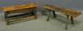 Two Wooden Benches