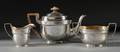 Threepiece George III Sterling Silver Tea Set