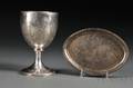 George III Silver Presentation Goblet and Teapot Stand