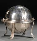 English Silver Covered Butter Dish