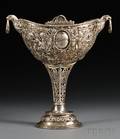 Continental Reticulated Silver Compote