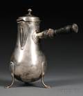French Silver Chocolate Pot