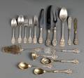 Set of Portuguese 833 Silver Flatware