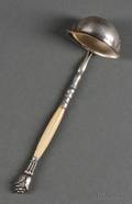 Georg Jensen Sterling Silver Sauce Ladle with an Ivory Handle
