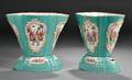 Pair of Meissen Porcelain Vases on Stands