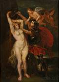 After Peter Paul Rubens Flemish 15771640 Sketch for Henry IV of France Freeing the Goddess of Might and Power