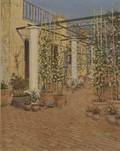 AngloAmerican School 19th Century A Terrace Garden Possibly Rome