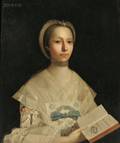 Attributed to Allan Ramsay Scottish 17131784 Portrait of a Lady Holding a Book of Verse