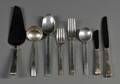 Lunt Modern Classic Pattern Sterling Silver Flatware Set