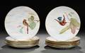 Twelve Minton Handpainted Porcelain Plates