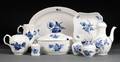 Royal Copenhagen Blue Flowers Pattern Porcelain Dinner Service