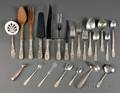 Stieff Rose Pattern Sterling Silver Flatware Service