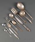 International Royal Danish Pattern Sterling Silver Partial Flatware Service
