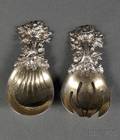 Pair of Tiffany  Co Sterling Silver Nut Scoops