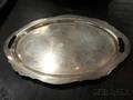 Poole Silver Co Oval Sterling Silver Tray