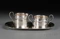 Wallace Sterling Silver Creamer Sugar and Tray