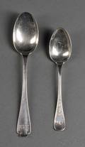 Two Tiffany  Co Sterling Silver Spoons